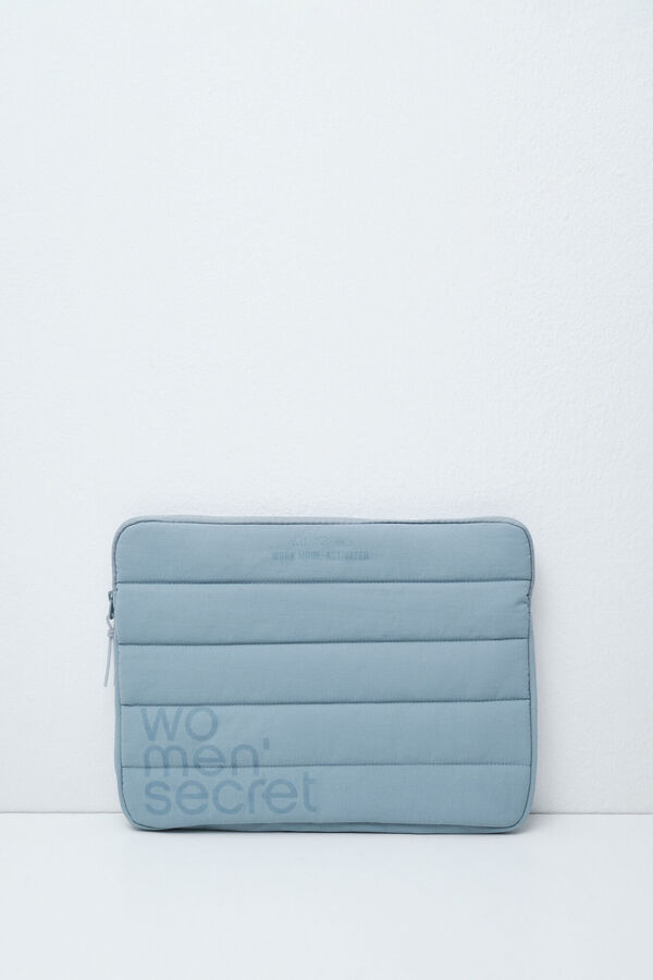 Women'secret Blue puffer laptop case blue
