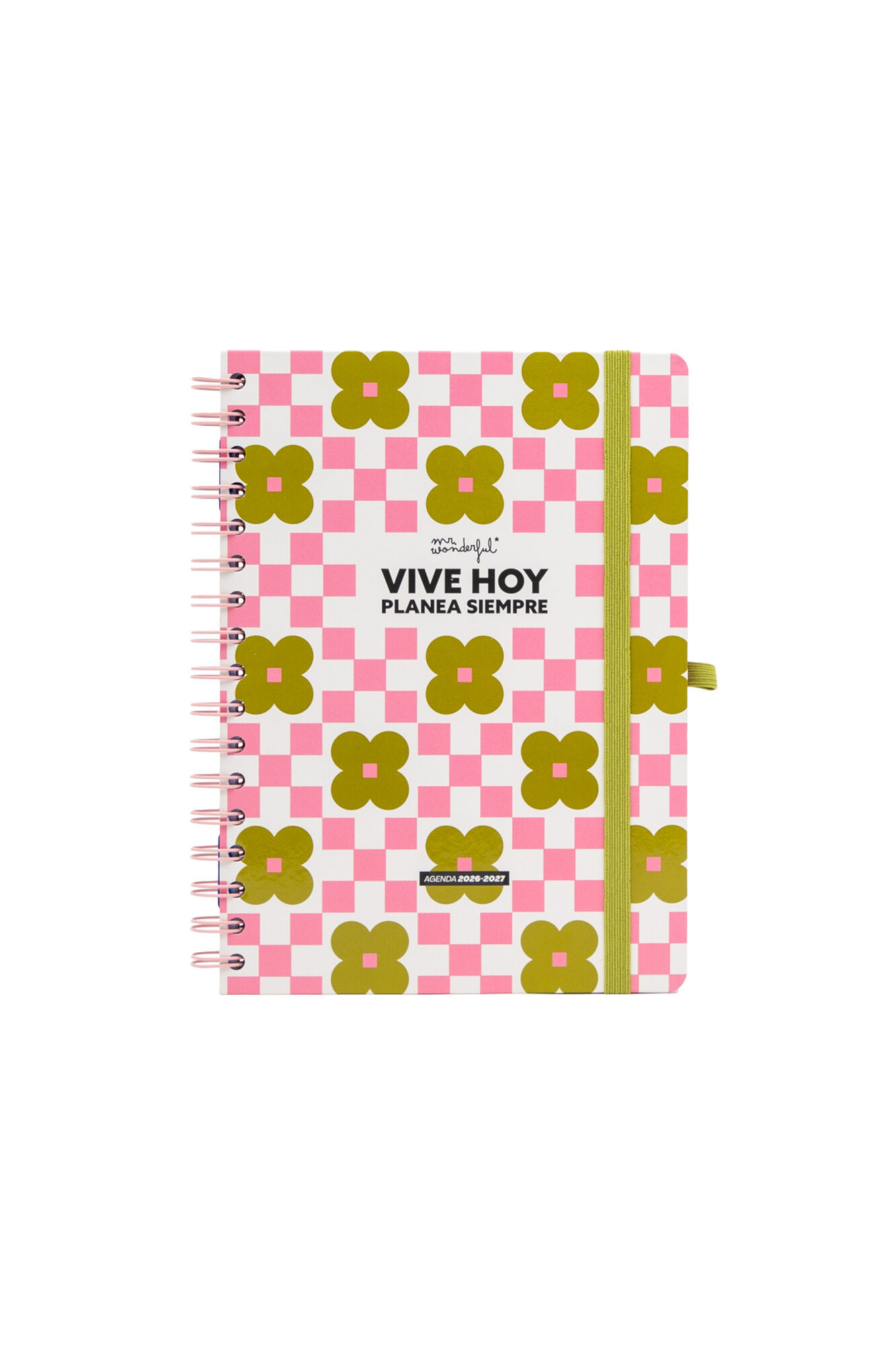 Mr. Wonderful Agenda 2026-27 Semanal - Vive hoy, planea siempre