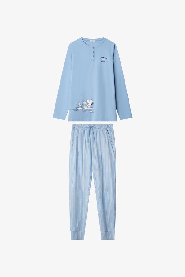 Gisela Men's long pyjamas blue