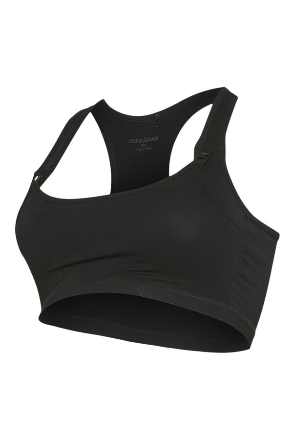 Mamalicious Sport-BH f&uuml;r Maternity und Stillzeit Schwarz