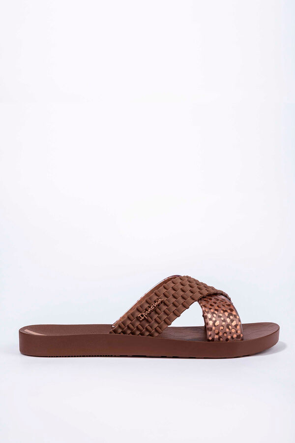 Ipanema Animal print cross-strap sandals nude
