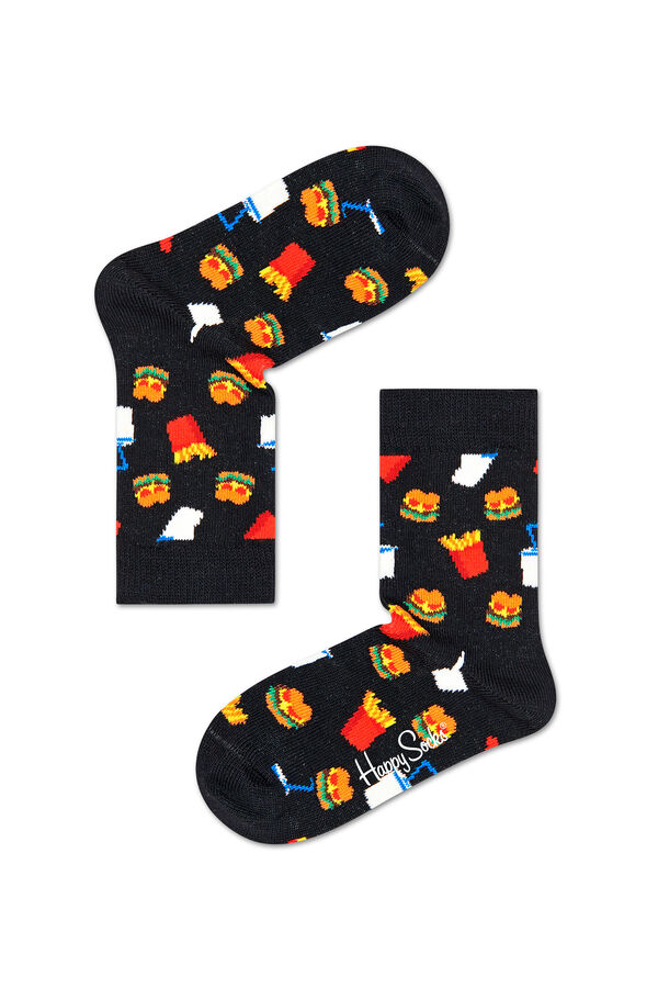Womensecret 3-pack snack print socks Plava