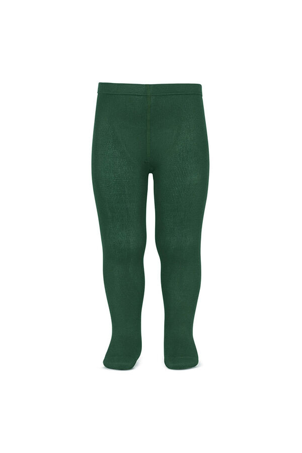 Condor Essentials plain knitted tights  green