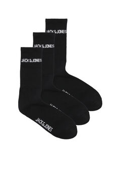 Womensecret Pack de 3 calcetines logo negro