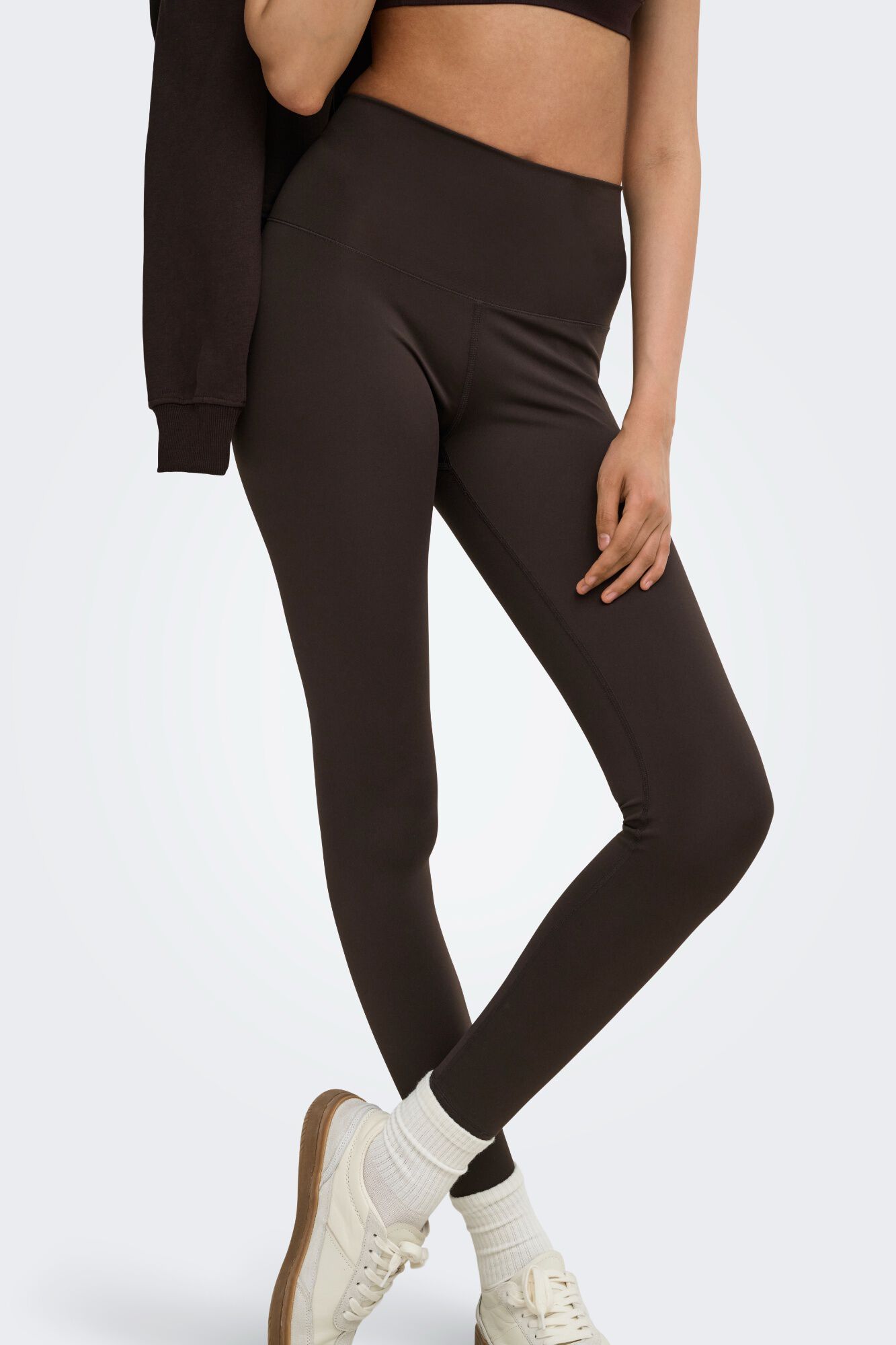Only Play Kn&ouml;chellange Leggings mit hoher Taille und Tasche B-DRY