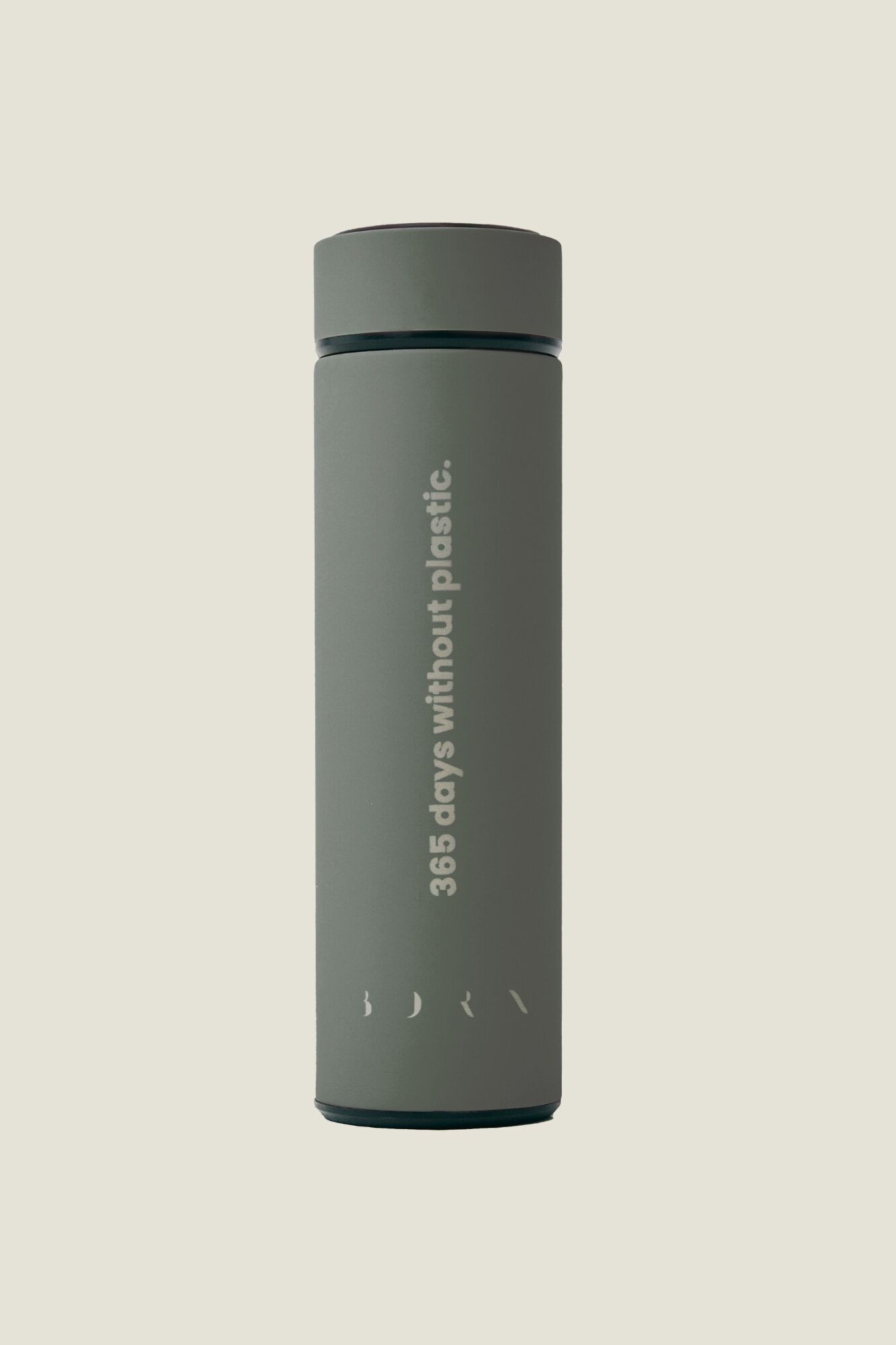 Born Living Yoga 365 Flasche 2.0 Khakiblatt