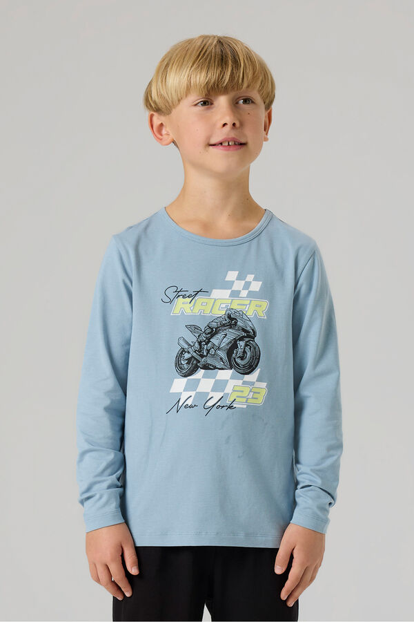 Name it Pijama moto racer azul