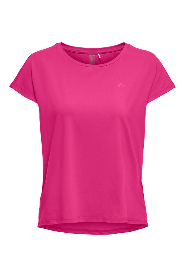 Only Play Camiseta manga corta soft fucsia