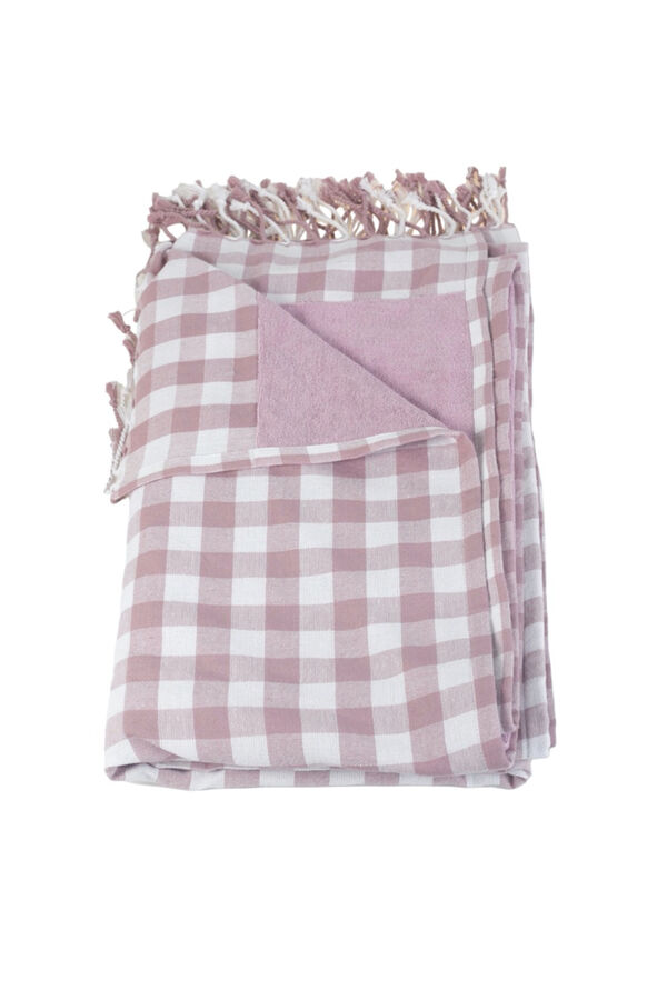 Kbas Par&eacute;o serviette en coton rose