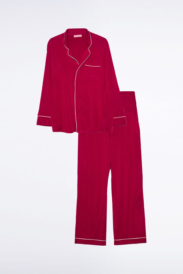 Ohma! Long sleeve Classic Pyjamas red