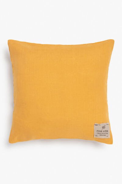 Womensecret Yellow Lino 45 x 45 cushion cover jaune