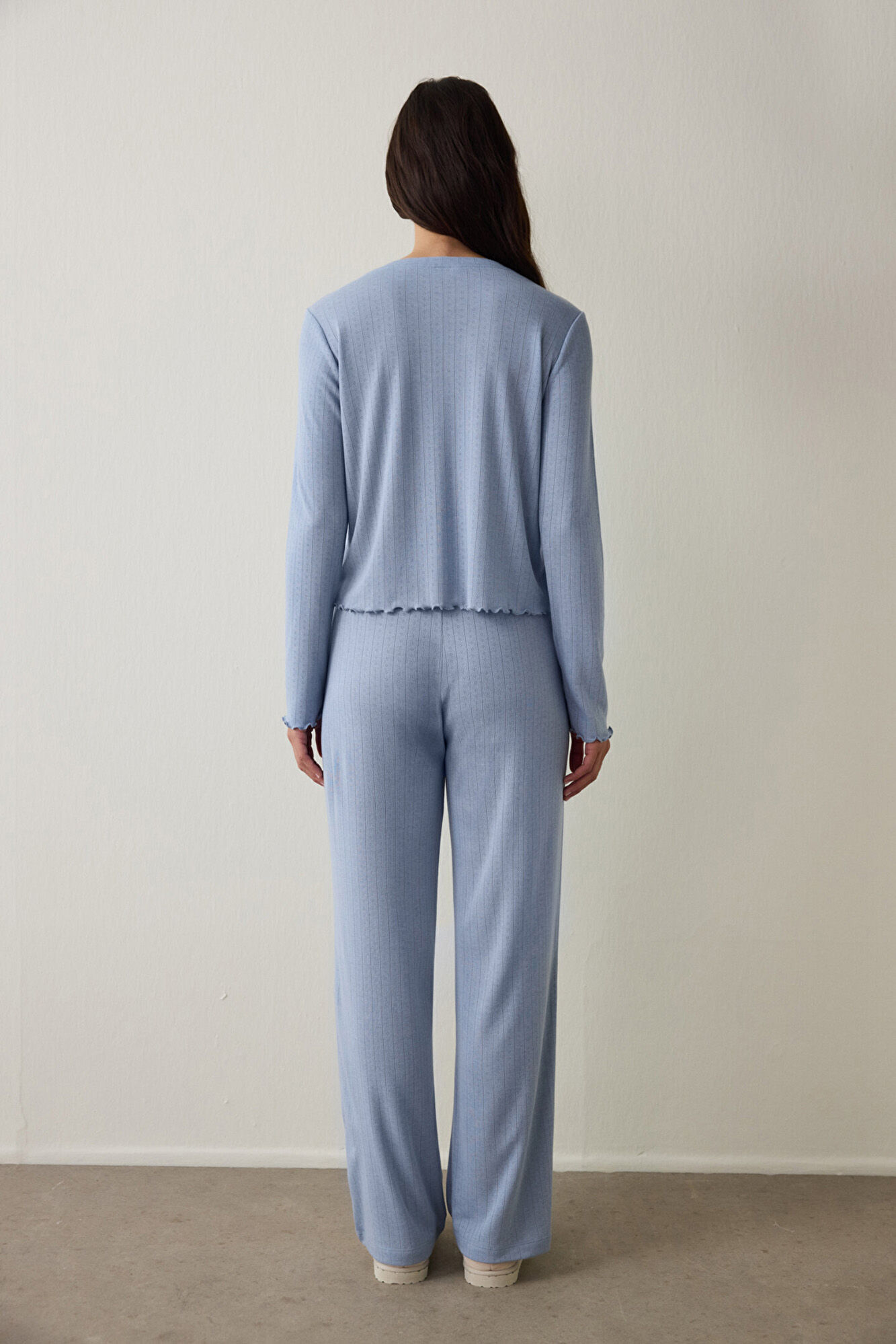 Penti Conjunto de pijama de manga larga con cuello redondo Dahlia con efecto t&eacute;rmico