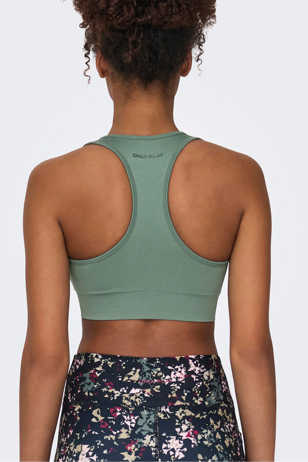 Only Play Sport-BH &uuml;berkreuzter R&uuml;cken Gr&uuml;n