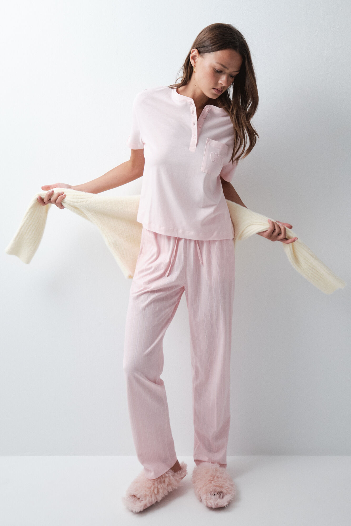 Women'secret Camiseta algod&oacute;n rosa
