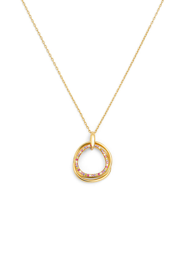 Singularu Oria Colors Gold Plated Necklace printed