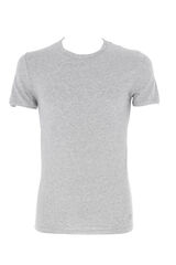 Womensecret Men's short sleeve thermal T-shirt with a round neck szürke