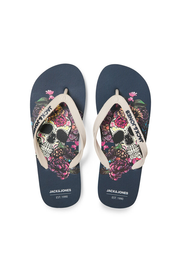 Jack & Jones Rubber sole toe sandals black