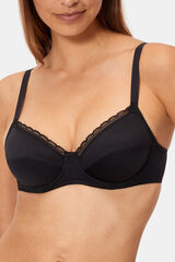 DIM Sujetador con aro de sujeci&oacute;n negro