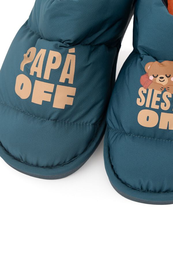 Mr. Wonderful Slippers T 40-46 - Dad OFF / Nap ON printed
