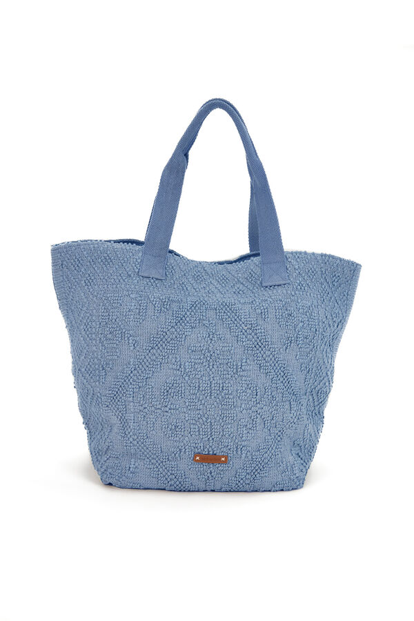 Abbacino Bolsa de praia grande azul Oceans Diary azul