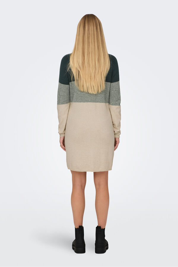 Only Maternity Ribbed maternity dress green