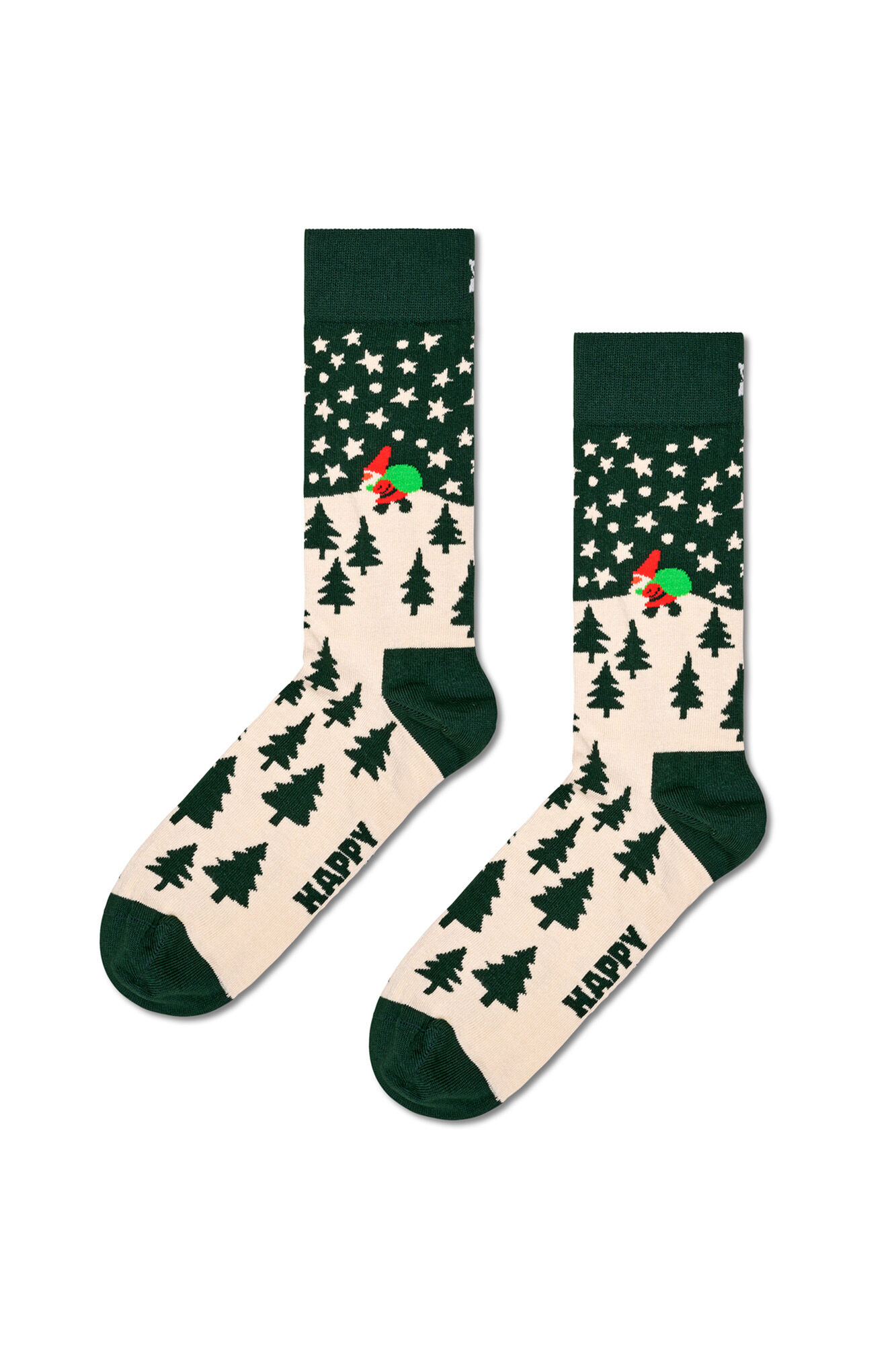 Happy Socks Pack de regalo de calcetines de Navidad con esfera de nieve