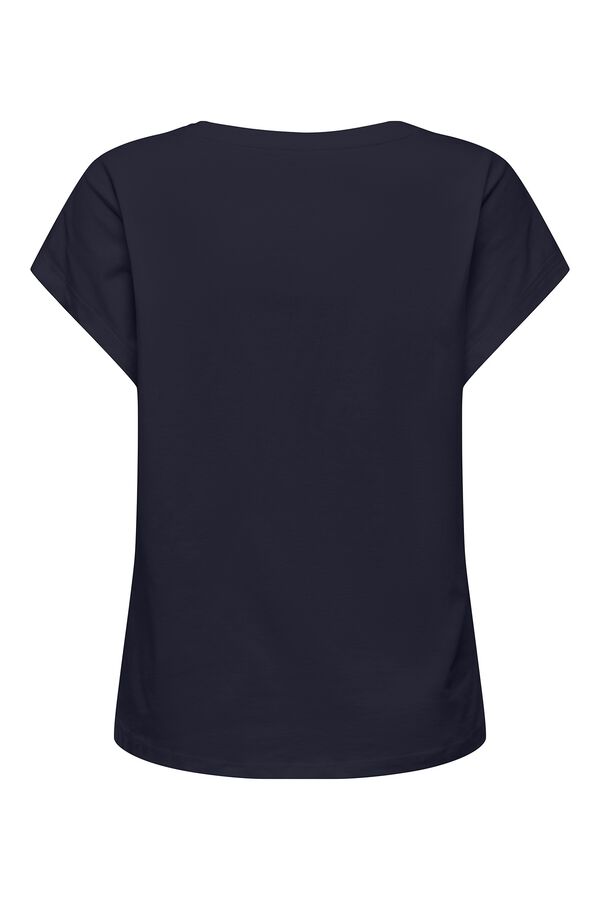 Only Play Camiseta algod&oacute;n org&aacute;nico manga corta. azul