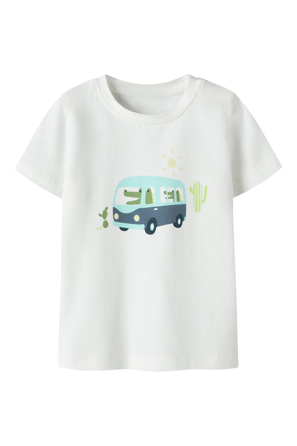 Name it T-shirt de manga curta de beb&eacute; branco