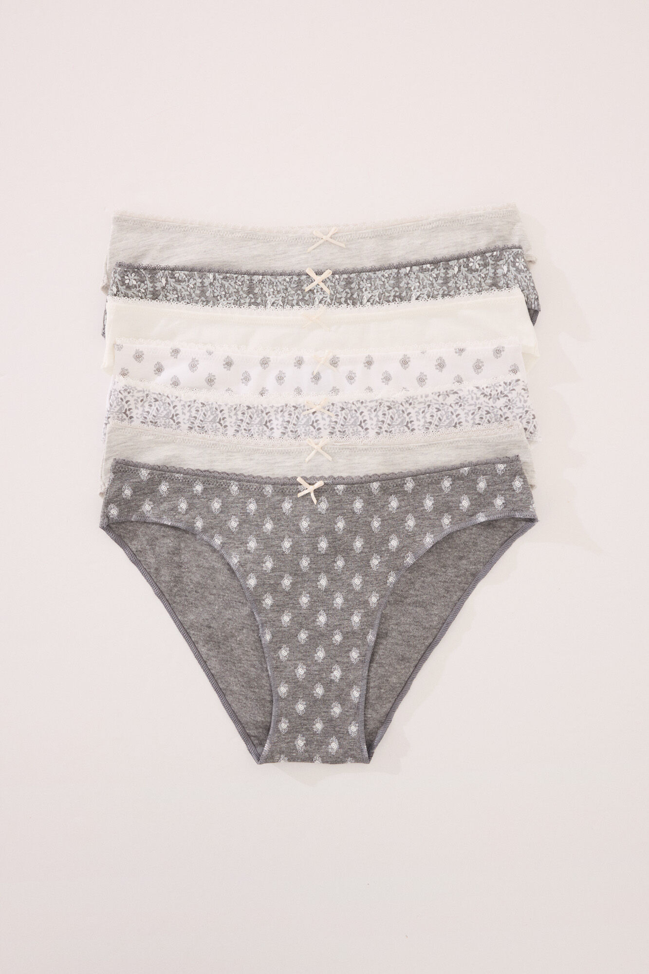 Women'secret Pack of 7 classic multicoloured cotton panties