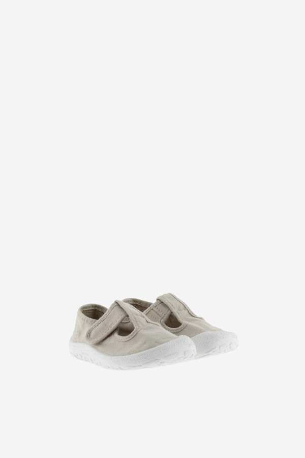 Victoria Sandales barefoot en toile teintes bleu