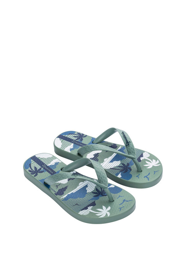 Ipanema Summer print kids' sandals green