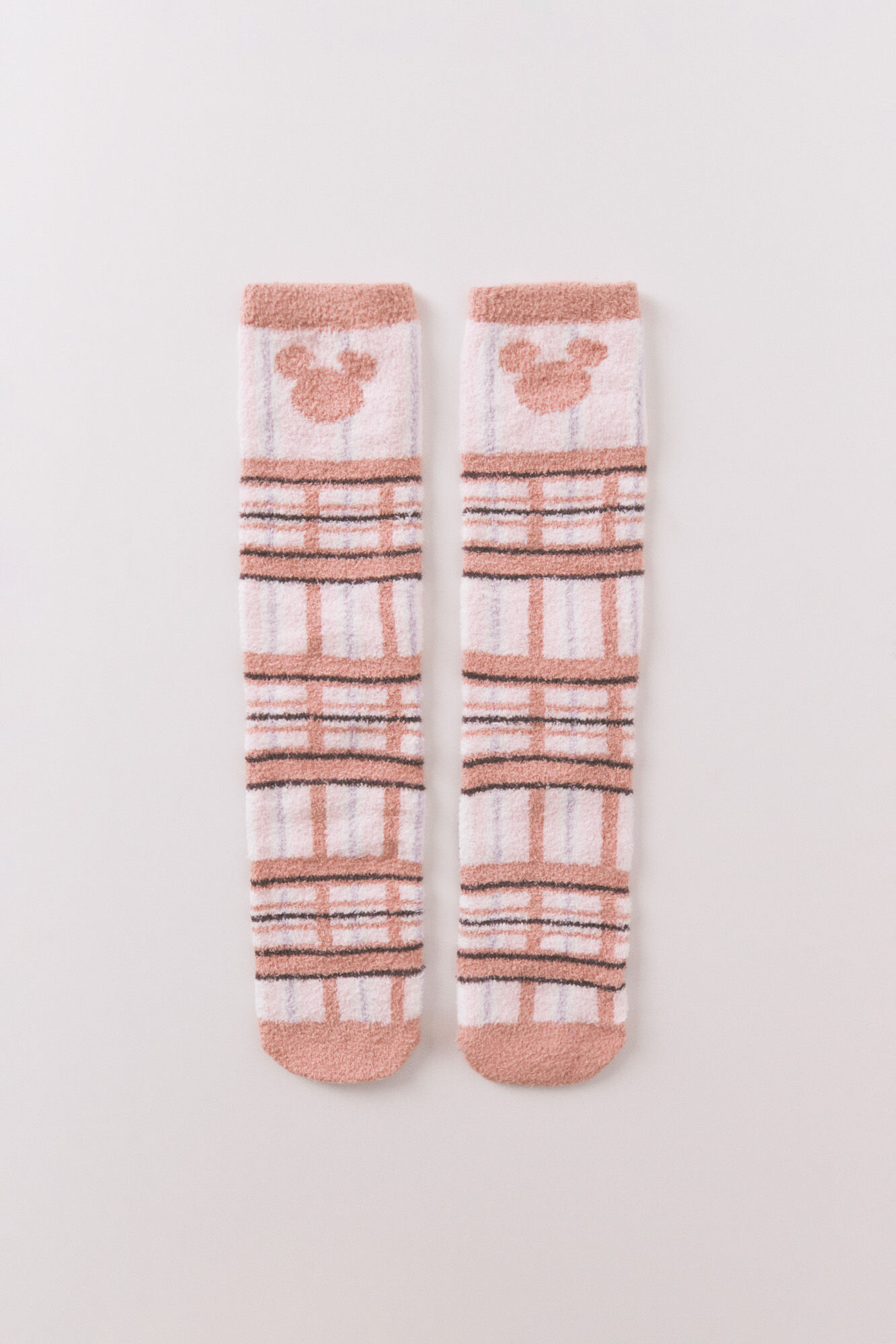 Women'secret Calcetines largos pelo print cuadros Mickey