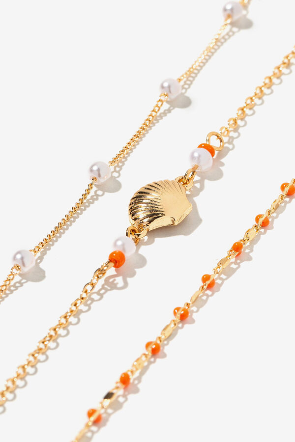 Vilanova Pack Pulsera Pie Met&aacute;lica amarillo