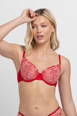 Dorina Balconette unpadded bra Erin burgundy