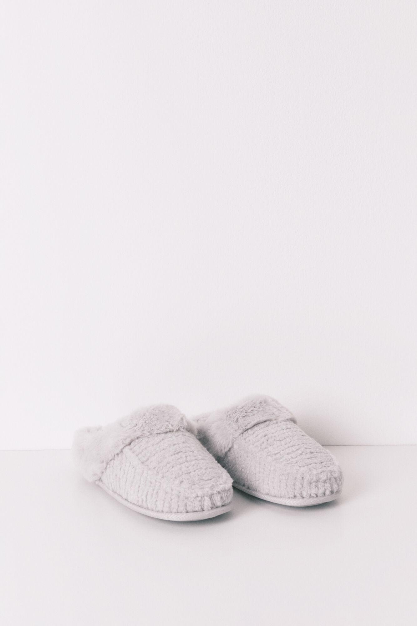 Women'secret Chinelos de quarto de pele com estampado animal