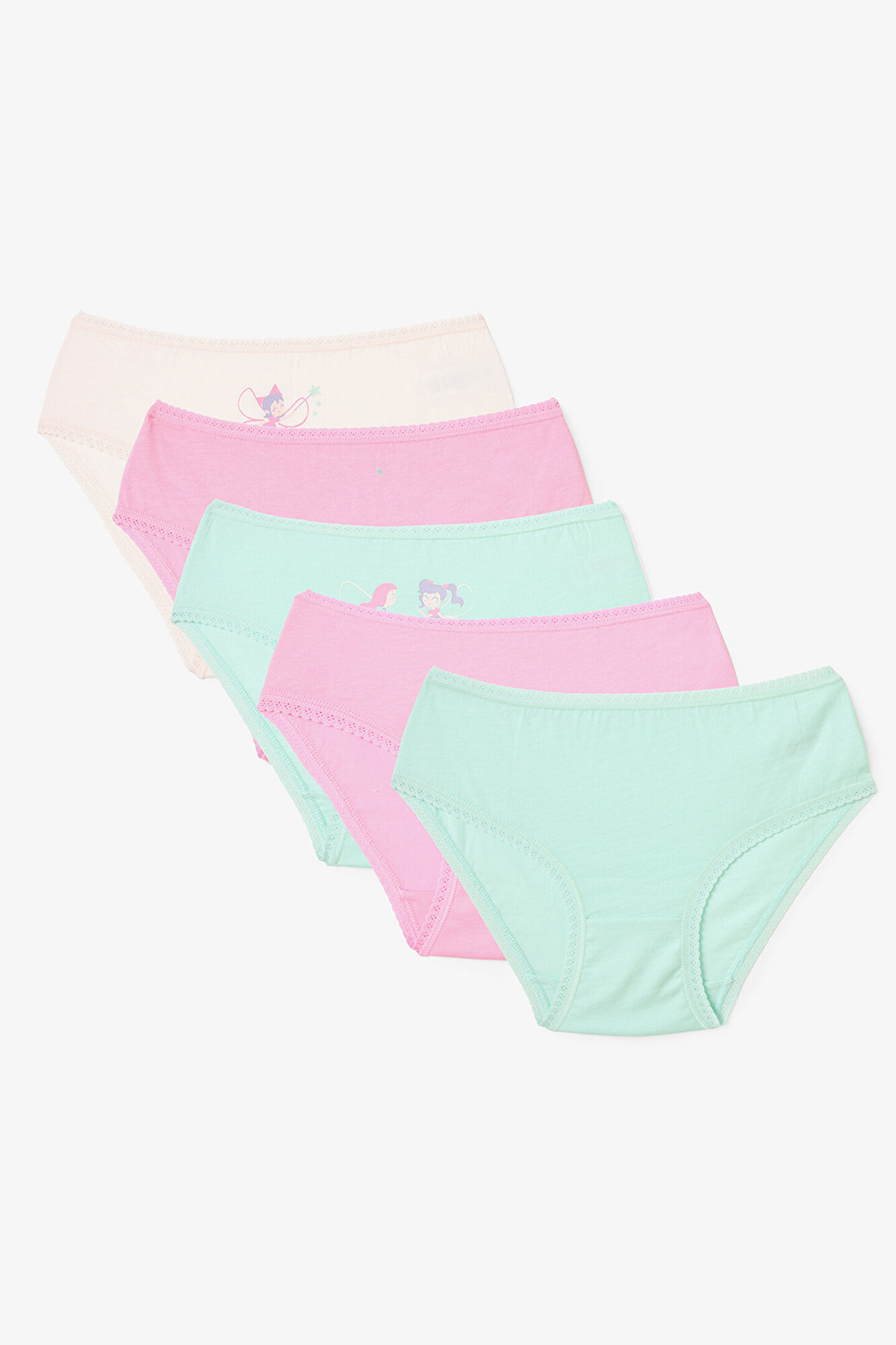 Penti 5 Bragas con estampado de hadas bonitas para ni&ntilde;a&nbsp;
