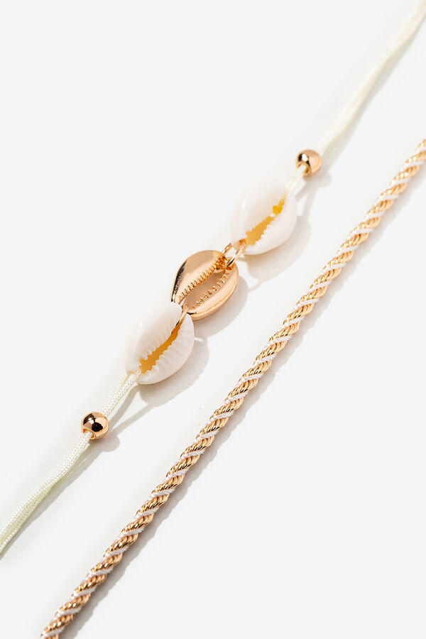 Vilanova Pack 2 Pulseras Conchas Naturales marfil