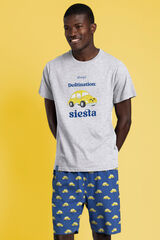 Mr. Wonderful Pijama de cochilo curto Mr Wonderful cinzento