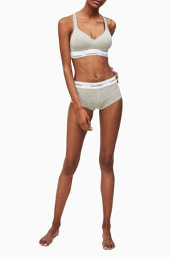 Womensecret Calvin Klein shaped cotton top with waistband Grau