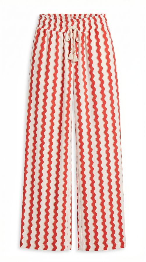 Women'secret Pantal&oacute;n largo estampado textura estampado