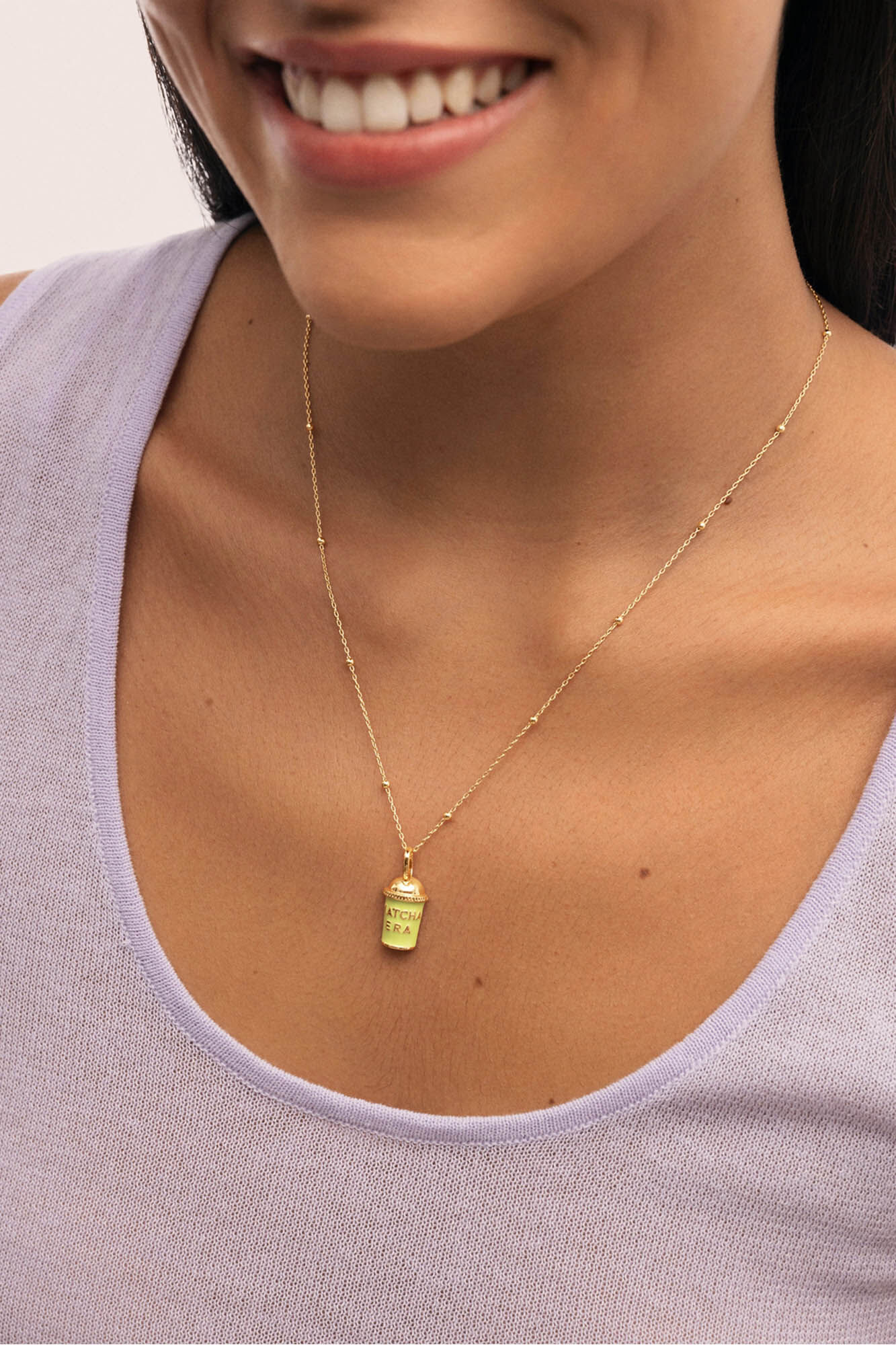 Singularu Charm Matcha vergoldet