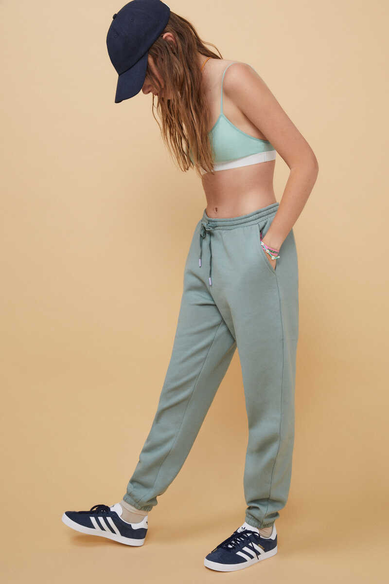 Womensecret Green terry jogger trousers green