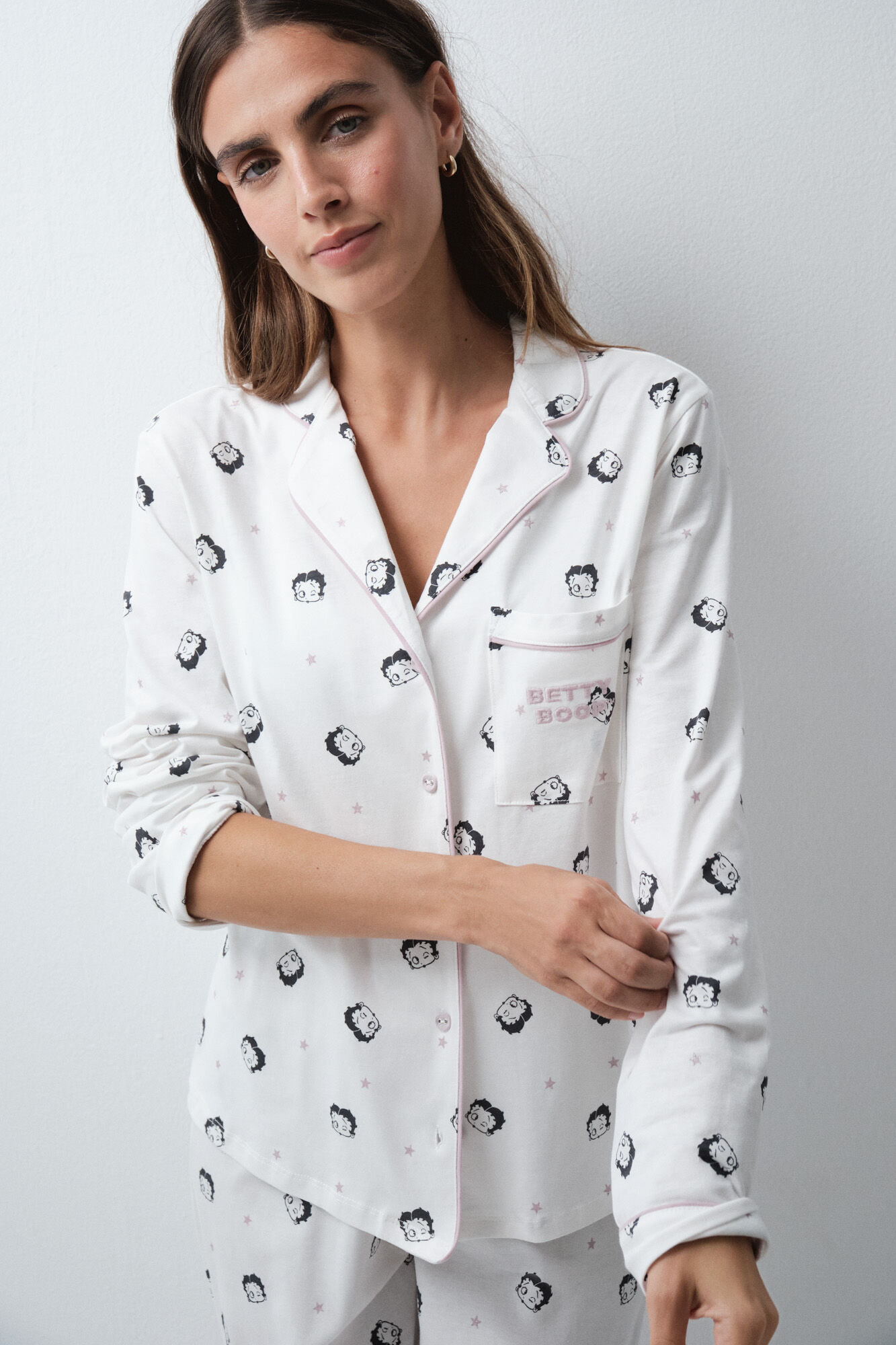 Women'secret Pyjama chemise en coton Betty Boop