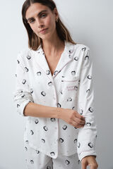 Women'secret Betty Boop cotton classic pyjamas beige
