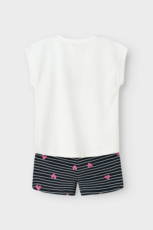 Name it Conjunto menina estampado branco
