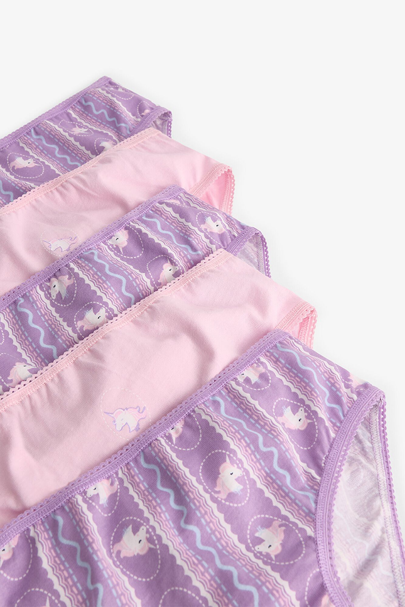 Penti Pack 5 bragas cl&aacute;sicas unicornios