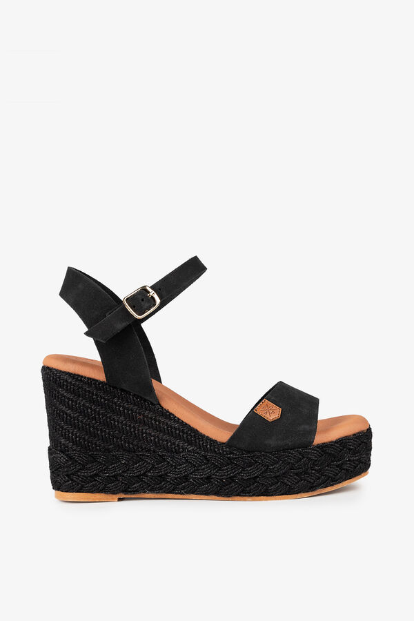 Popa High wedge Schwarz