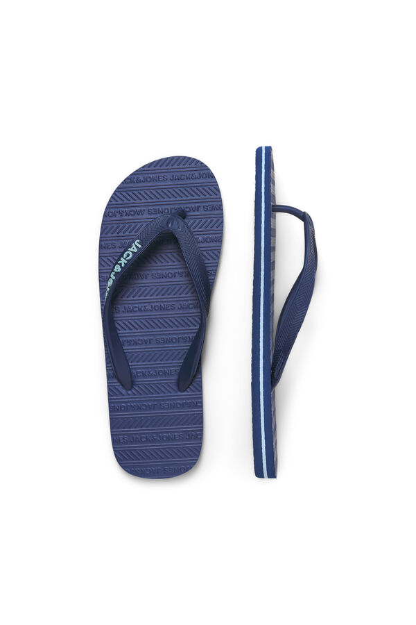 Jack & Jones Rubber flip-flop sandals blue