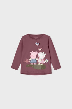 Womensecret Camiseta niña Peppa Pig rosa