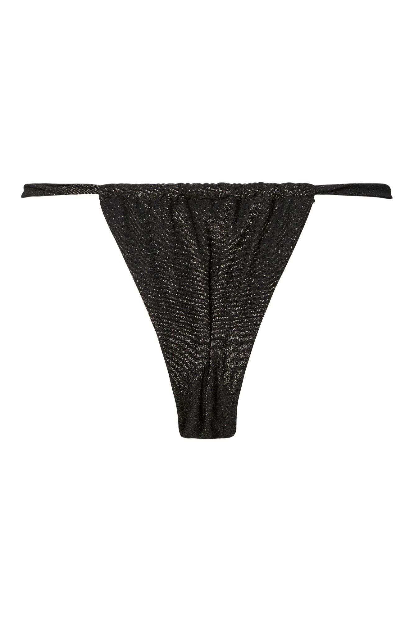 Pieces Bikini-Slip aus Nylon mit Glitzer